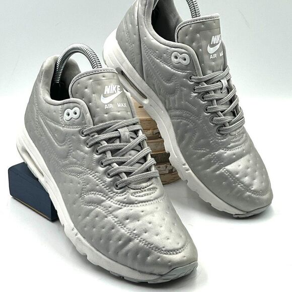 Wmns Air Max 1 Premium 'Metallic Silver' - Picture 1 of 9